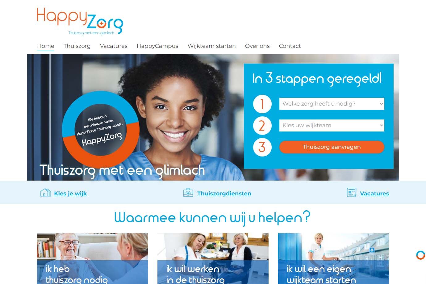 Website HappyZorg
