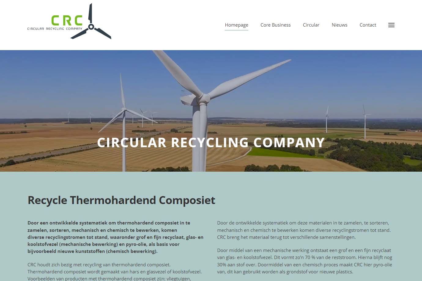 Screenshot van Circular Recycling Company