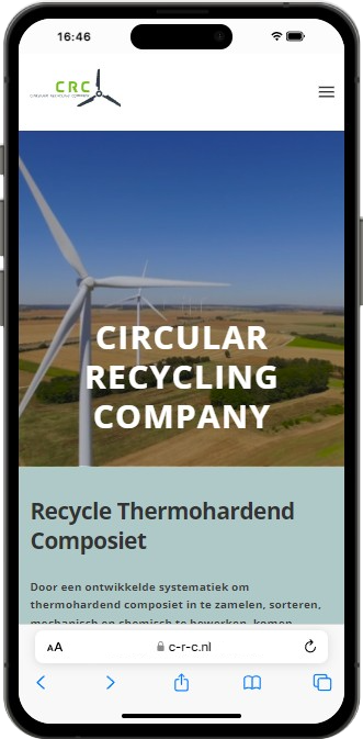 Mobiele weergave van Circular Recycling Company